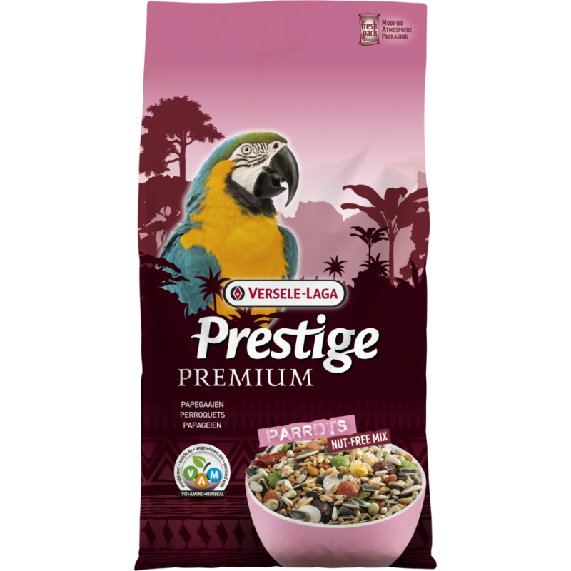 Prestige Premium Papageien ohne Nüsse 15kg Sack