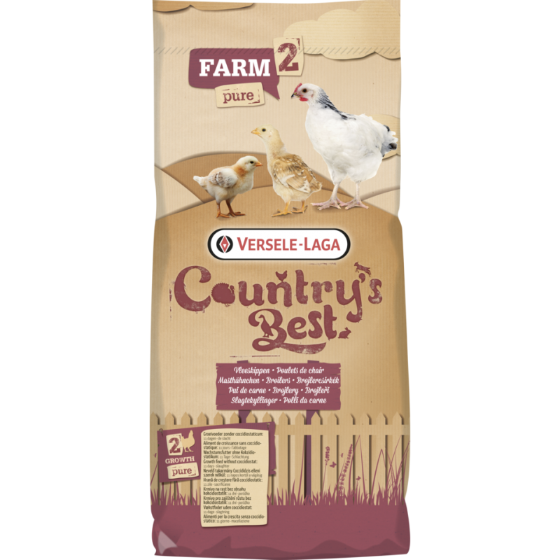 COUNTRY´S BEST Hühner Farm 2 Pure Pellet 20kg Sack