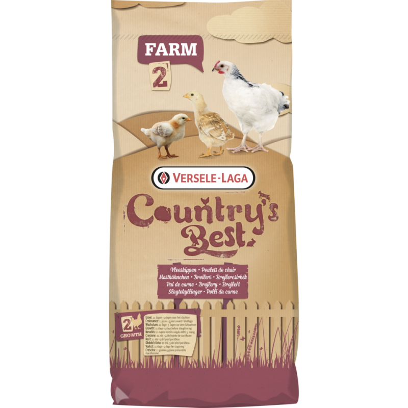 COUNTRY´S BEST Hühner Farm 2 Pellet 20kg Sack