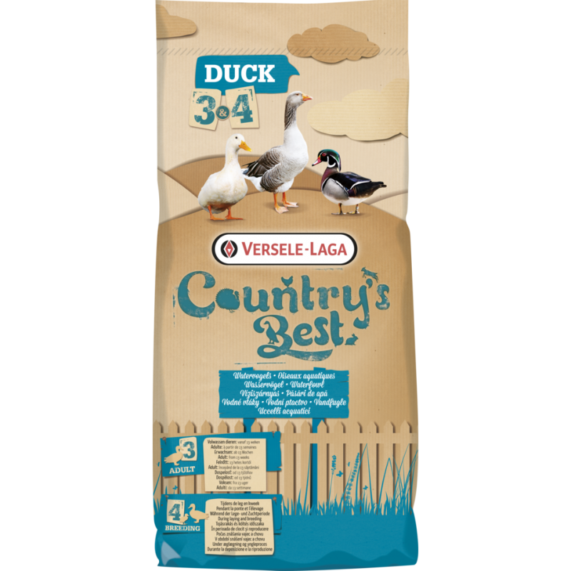 COUNTRY´S BEST Wassergeflügel Duck 4 Pellets 20kg Sack