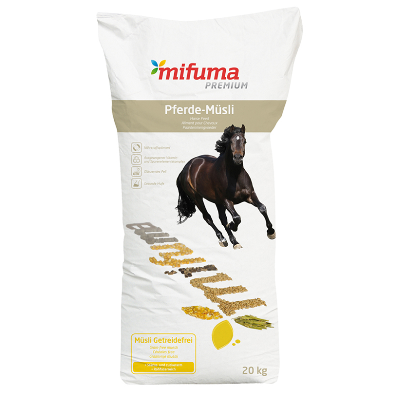 MIFUMA Pferd Getreidefrei Müsli 20kg Sack