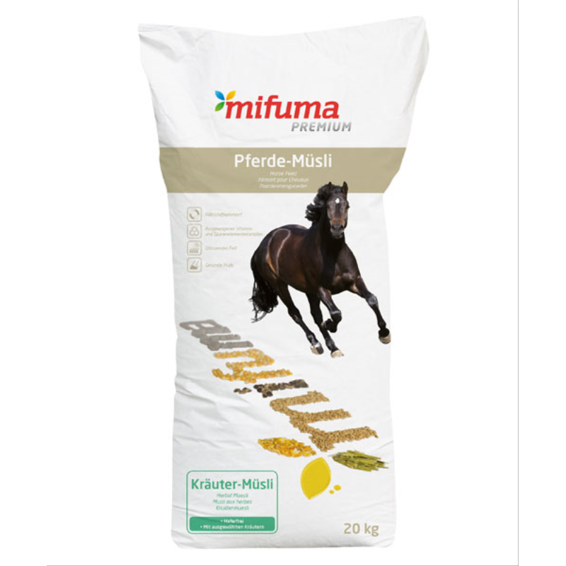 MIFUMA Pferd Kräuter Müsli 20kg Sack