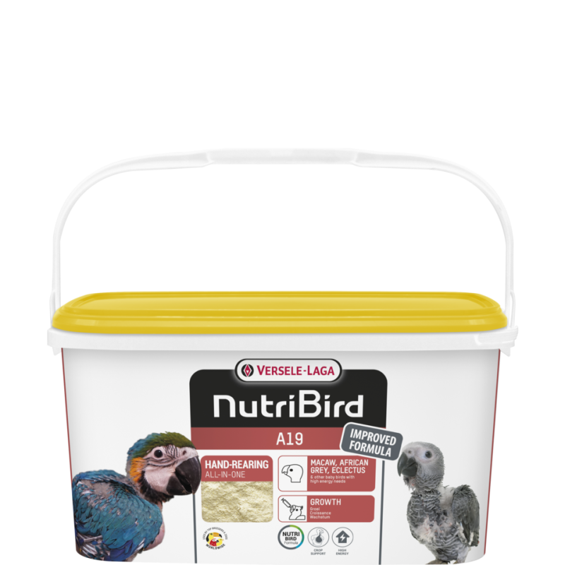 NUTRI BIRD A19 Handaufzuchtfutter 3kg Eimer NUTRI BIRD A19 Handaufzuchtfutter 3kg Eimer