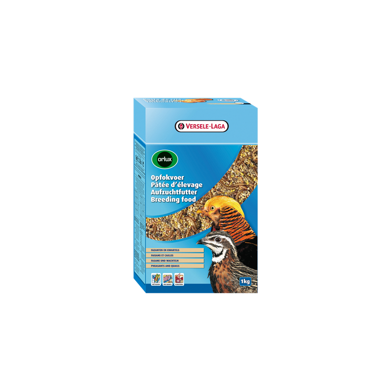 ORLUX Aufzuchtfutter Zierfasane und Zierwachteln 1kg Box