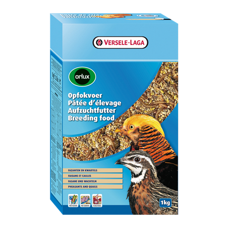 ORLUX Aufzuchtfutter Zierfasane und Zierwachteln 1kg Box