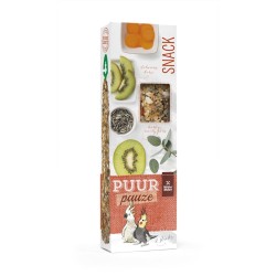PUUR Pauze Sticks Großsittiche&Kakadu Kiwi&Karotte 2Stk 140g Packung