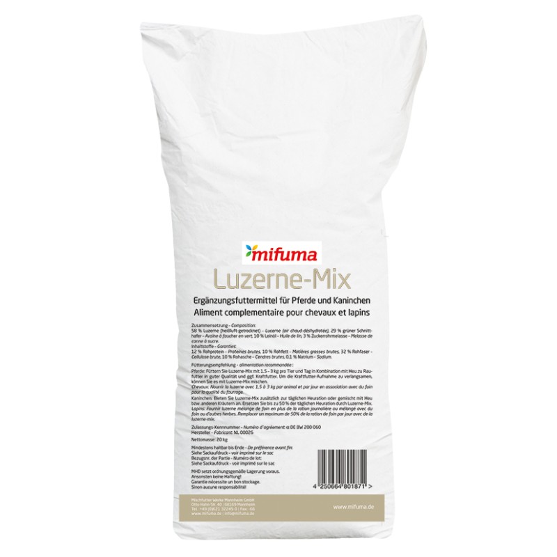 MIFUMA Pferd Luzerne Mix 15kg Sack