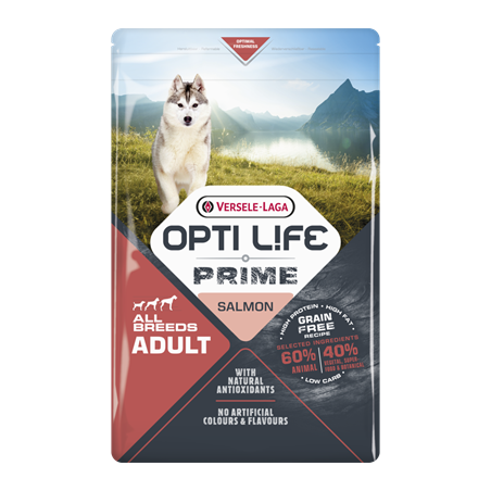 OPTI LIFE PRIME Dog Adult Salmon 2,5kg Beutel