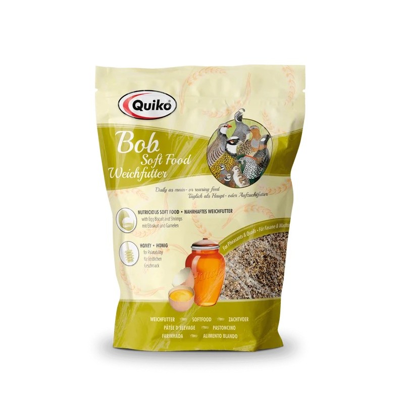 QUIKO Bob Weichfutter Zierfasane - Zierwachteln 1kg Beutel