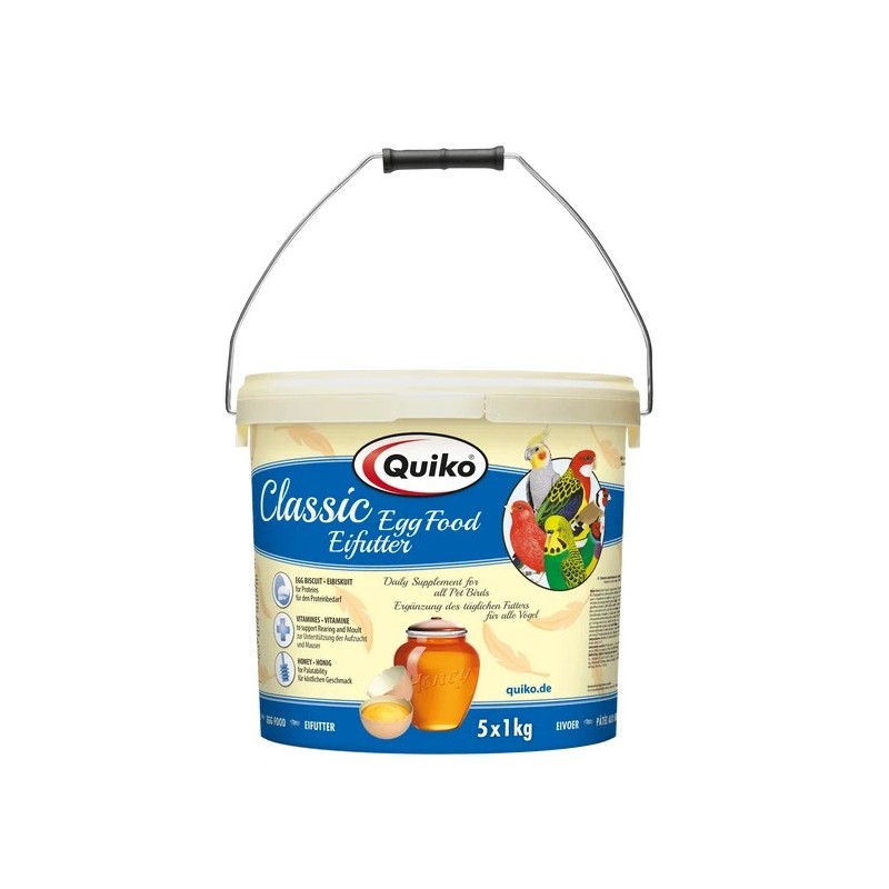 QUIKO Classic Eifutter gelb 5kg Eimer