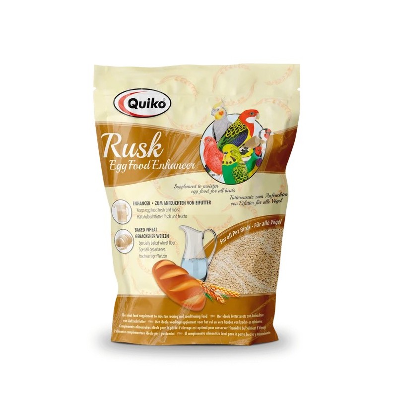 QUIKO Rusk Spezialfutterzusatz Ziervögel 5kg Eimer másolata