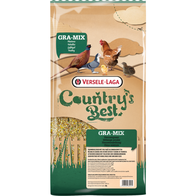 COUNTRY´S BEST Hühner Gra Mix Hennenmischung 4kg Beutel