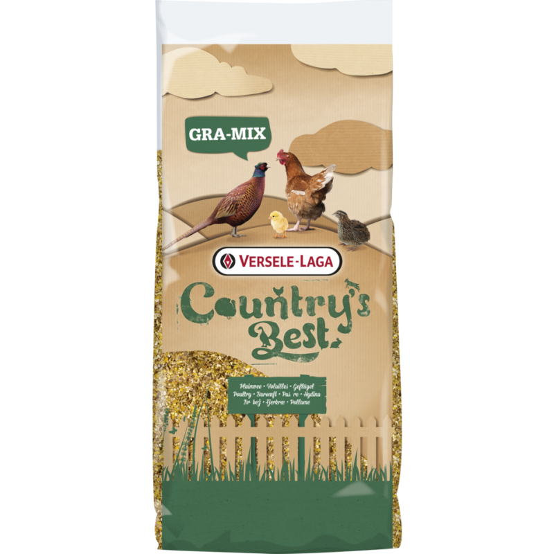 COUNTRY´S BEST Hühner Gra Mix Geflügelmix + Grit 20kg Sack