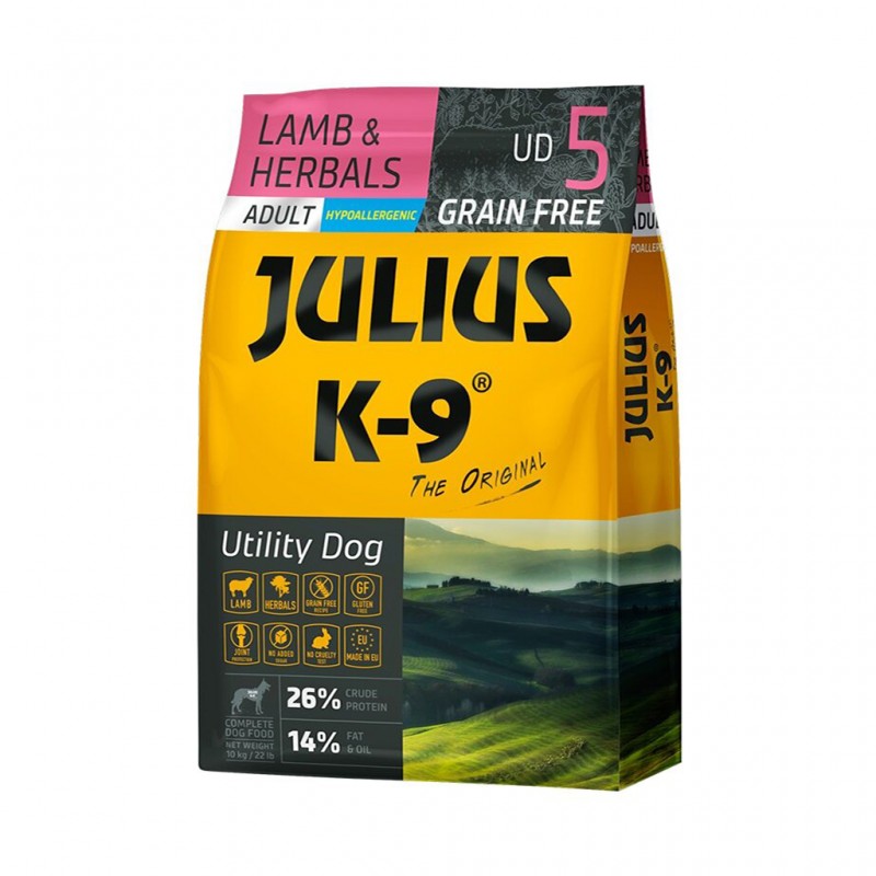 JULIUS K9 UD5 Adult Lamb & Herbals 10kg Sack