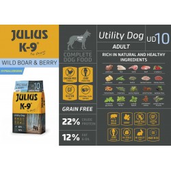 JULIUS K9 UD10 Adult Wild Boar & Berry 10kg Sack