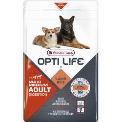 OPTI LIFE Dog Adult Digestion Medium & Maxi 12,5kg Sack