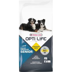 OPTI LIFE Dog Senior Medium & Maxi 12,5kg Sack